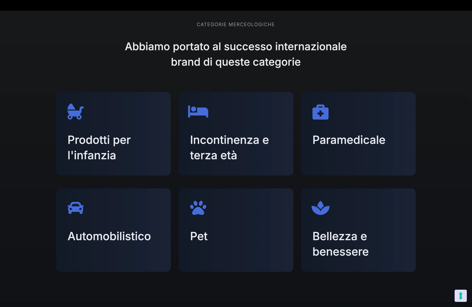 ADD Group: categorie merceologiche e settori serviti